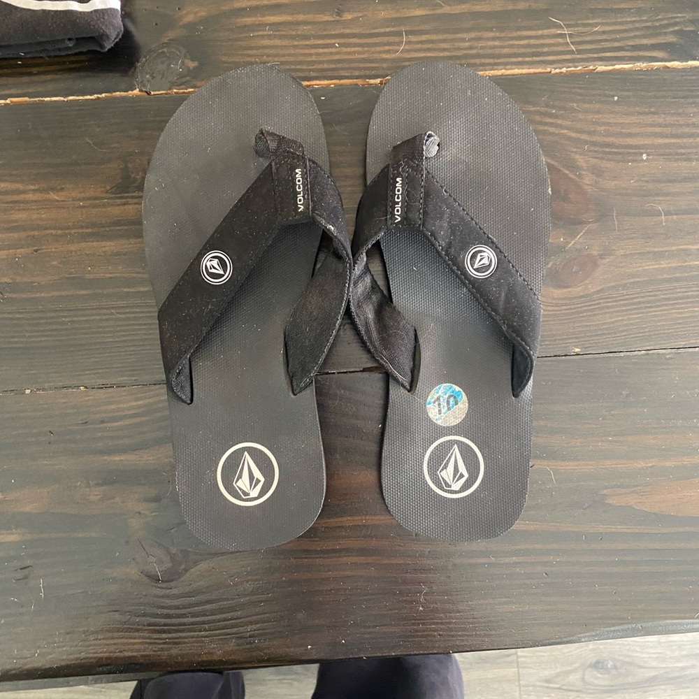 Black Volcom Sandals size 10